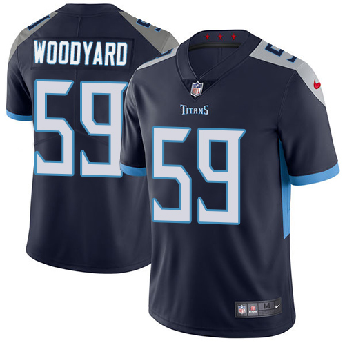 Nike Titans #59 Wesley Woodyard Navy Blue Alternate Men's Stitched NFL Vapor Untouchable Limited Jersey